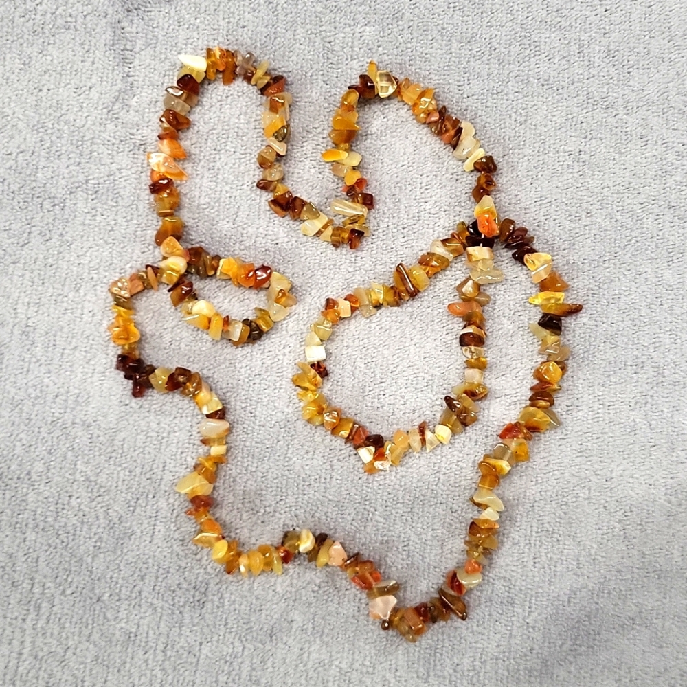Polished Agate Necklace